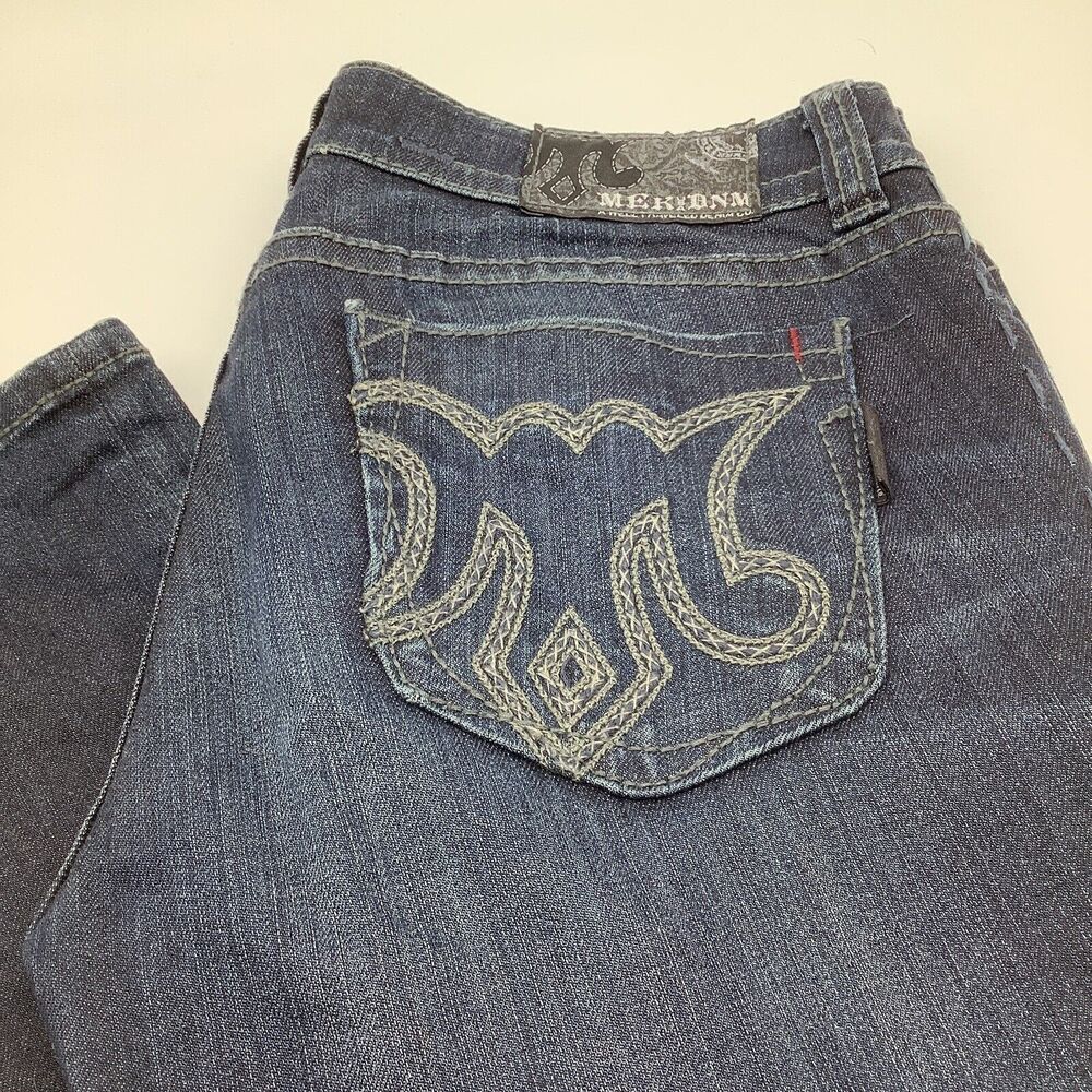MEK DNM Womens Marrakech‎ Cigarette Jeans Blue Size 30 x 34 (Actual 33 x 34)